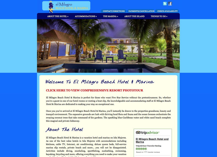 El Milagro Beach Hotel & Marina Isla Mujeres