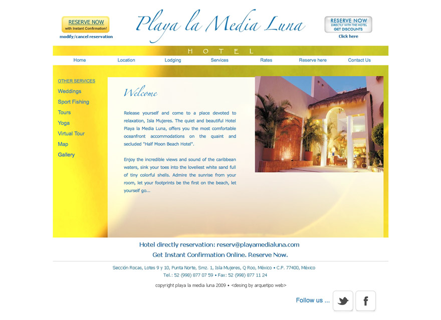Hotel Playa la Media Luna Isla Mujeres